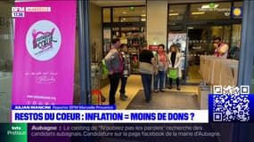 Bouches-du-Rhône: les Restos du cœur craignent de recevoir moins de dons à cause de l'inflation