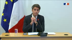 Le nom du Premier ministre pas encore connu, les mots de Gabriel Attal aux chefs d'établissement, le 9 janvier 2024.