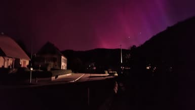 Les images des aurores boréales visibles en Alsace dans la nuit du 10 au 11 mai 2024.