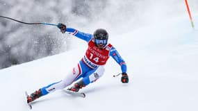 Cyprien Sarrazin lors de sa victoire à Kitzbühel