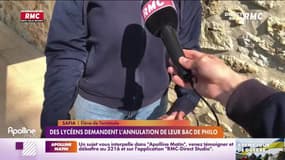 RMC s’engage pour vous : Des lycéens demandent l'annulation de leur bac de philo - 03/05