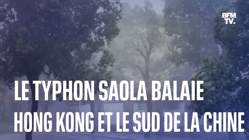 Hong Kong: le super typhon Saola pourrait être le plus puissant depuis 1949
