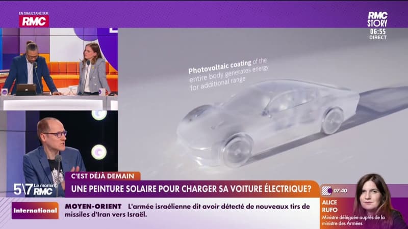 C'est déjà demain - Une peinture solaire pour charger sa voiture électrique
