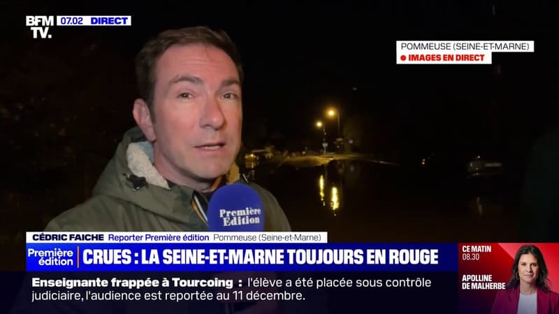 À cause des crues en Seine-et-Marne, la commune de Pommeuse a les pieds dans 3m30 d'eau 