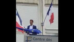 Florian Philippot à Forbach. 