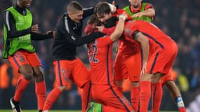 La joie des joueurs parisiens