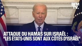 "Les États-Unis sont aux côtés d'Israël": Joe Biden réagit à l'attaque du Hamas sur Israël 