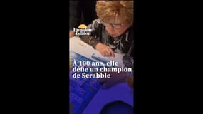 Pour ses 100 ans, Thérèse défie le champion du monde de Scrabble 