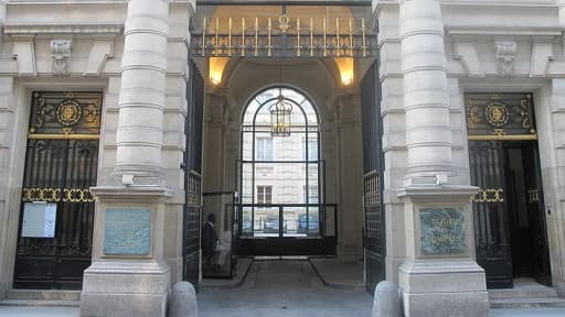 La Cour des comptes, rue Cambon à Paris.