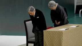 L'empereur du Japon Akihito, le 15 août 2018
