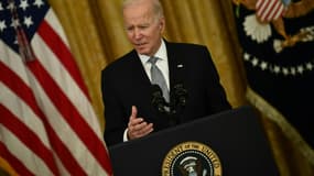 Le président américain Joe Biden, le 2 février 2022 à la Maison Blanche, à Washington