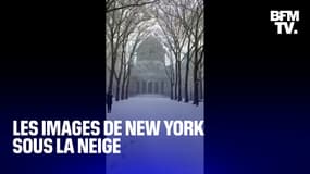 Les images de New York sous une bonne couche de neige 