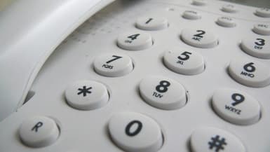 Un téléphone fixe (illustration)