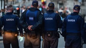Des membres de la police irlandaise à Dublin le 4 juin 2021 (illustration)
