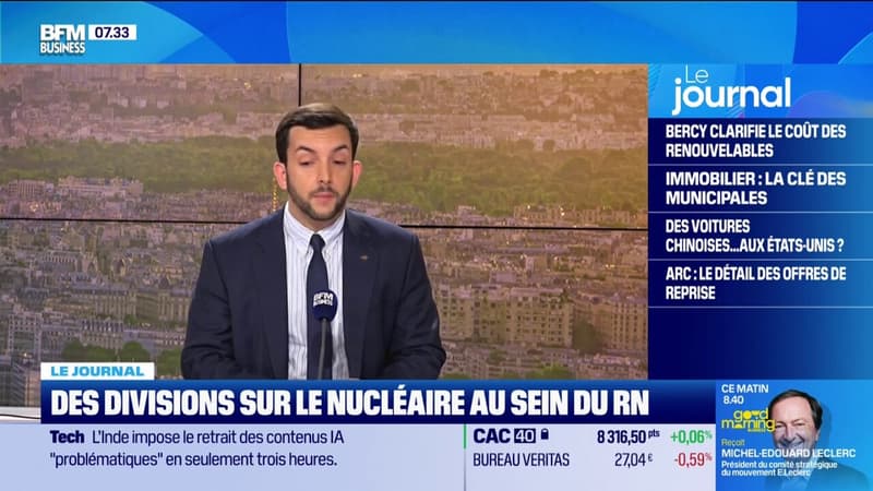 Divisions sur le nucléaire au sein du RN