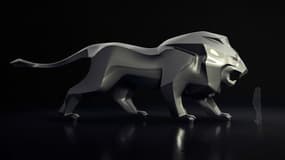 Au salon automobile de Genève (Suisse), à partir du 6 mars, Peugeot exposera une statue géante du lion, son emblème depuis 160 ans.