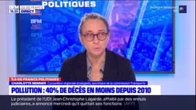 Pollution en Île-de-France: Charlotte Nenner, conseillère régionale écologiste, juge les progrès "insuffisants"