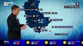 Météo à Lyon: du soleil, quelques nuages et des températures élevées, jusqu'à 31°C dans l'après-midi
