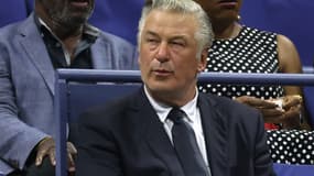 L'acteur américain Alec Baldwin, à un match de tennis de l'US Open à New York, le 26 août 2024.