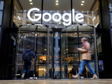 Vue des bureaux londoniens de Google qui vient d'investir 1 milliard de dollars pour un nouveau campus à proximité. 