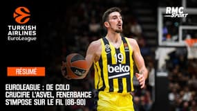 Euroleague : De Colo crucifie l'ASVEL, Fenerbahce s'impose sur le fil (86-90)