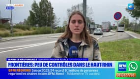 Haut-Rhin: peu de contrôles à la frontière allemande 