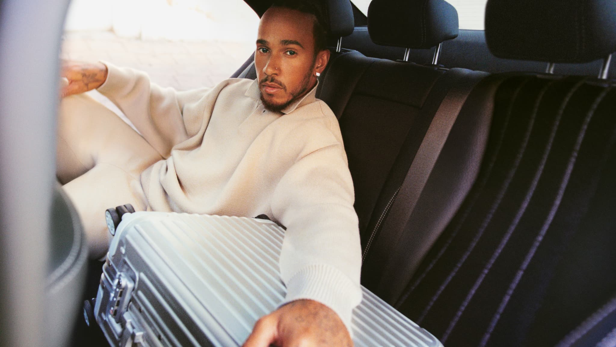 Lewis Hamilton pour Rimowa 