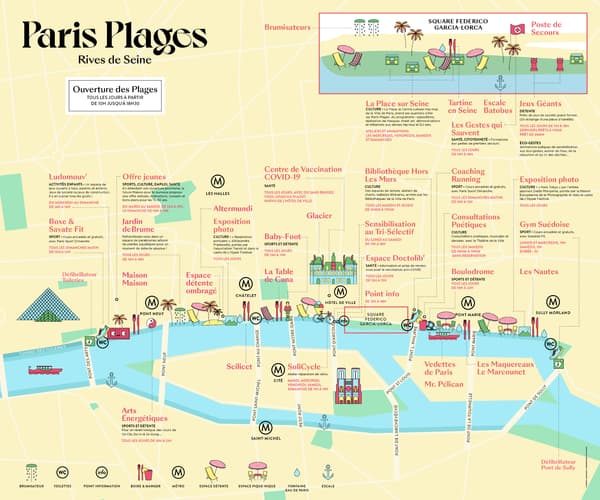 De nombreuses animations sont proposées tout l'été pour Paris Plage dans la capitale.