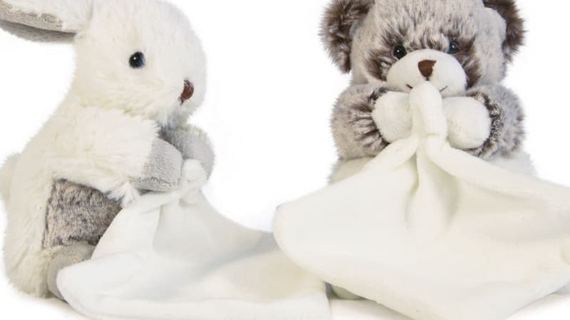 Ces doudous pour bébé de la marque Baby Nat font l'objet d'un rappel de produits.