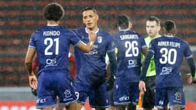 Les joueurs de l'USL Dunkerque affrontent le PSG en demi-finales de la coupe de France, le 1er avril prochain.