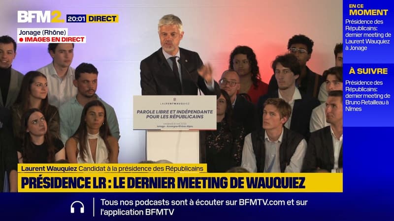 Présidence LR: Laurent Wauquiez qualifie les maires écologistes de Lyon et Grenoble de 
