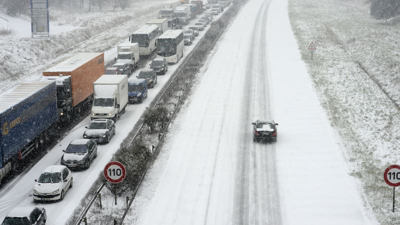 La RN118 a été fermée à la circulation jusqu'à mercredi matin. Photo d'illustration.