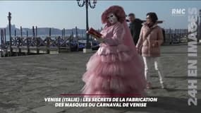 Dans les secrets de fabrication des masques du carnaval de Venise
