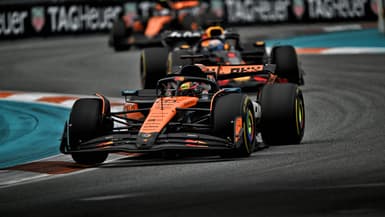 Oscar Piastri (McLaren) sur le Grand Prix de Miami, 4 mai 2025