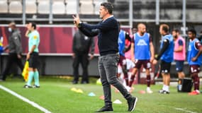 Oscar Garcia sur le banc avec Reims face à Metz