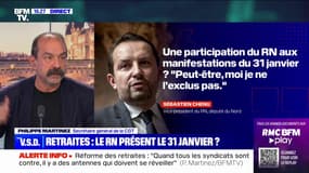 Philippe Martinez (CGT) sur une participation du RN à la manifestation: "Non! Nous n'avons pas les mêmes valeurs"