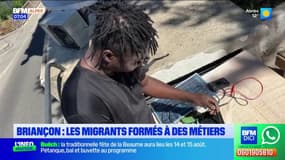 Briançon: des migrants formés à différents métiers