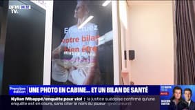 Grâce à une simple photo, ces cabines Photobooth vous proposent également un bilan de santé