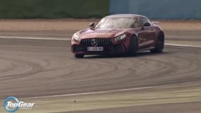 Bruce Jouanny au volant de la Mercedes AMG GT R ce soir dans la saison 4 de Top Gear France.