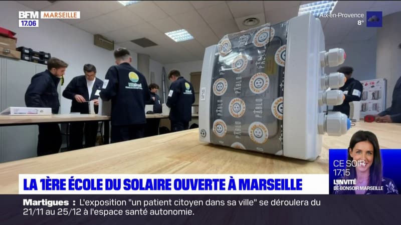 Marseille: ouverture de la première école dédiée à l'énergie solaire de France