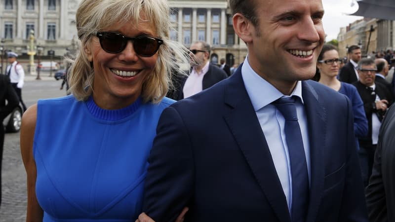 Brigitte et Emmanuel Macron