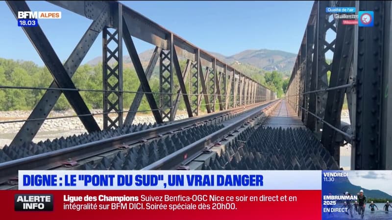 Les autorités s'inquiètent d'intrusions sur le pont ferroviaire à Digne-les-Bains