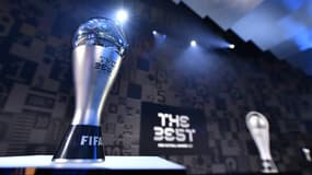 Le trophée The Best 2021 de la Fifa, le 17 janvier 2022