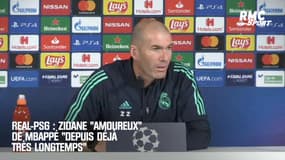 Real-PSG : Zidane est "amoureux" de Mbappé "depuis longtemps"