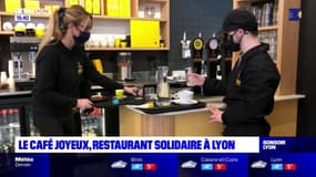 Le café Joyeux, restaurant solidaire à Lyon