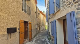 Les rues du centre-ville de Lettret, où l'intervention des forces de l'ordre a eu lieu