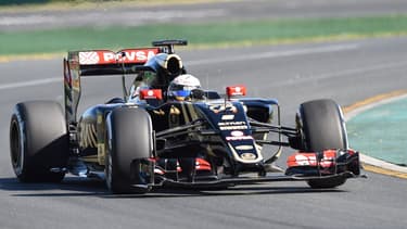 La Lotus de Romain Grosjean.