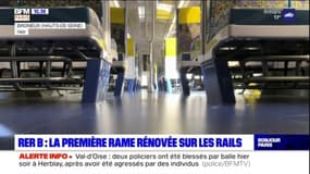 RER B: la première rame rénovée sur les rails