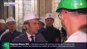 Notre-Dame de Paris: trois ans après l'incendie, Emmanuel Macron visite le chantier