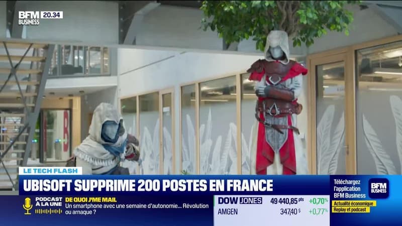 Le Tech Flash : Ubisoft supprime 200 postes en France, par Léa Benaim - 26/01
